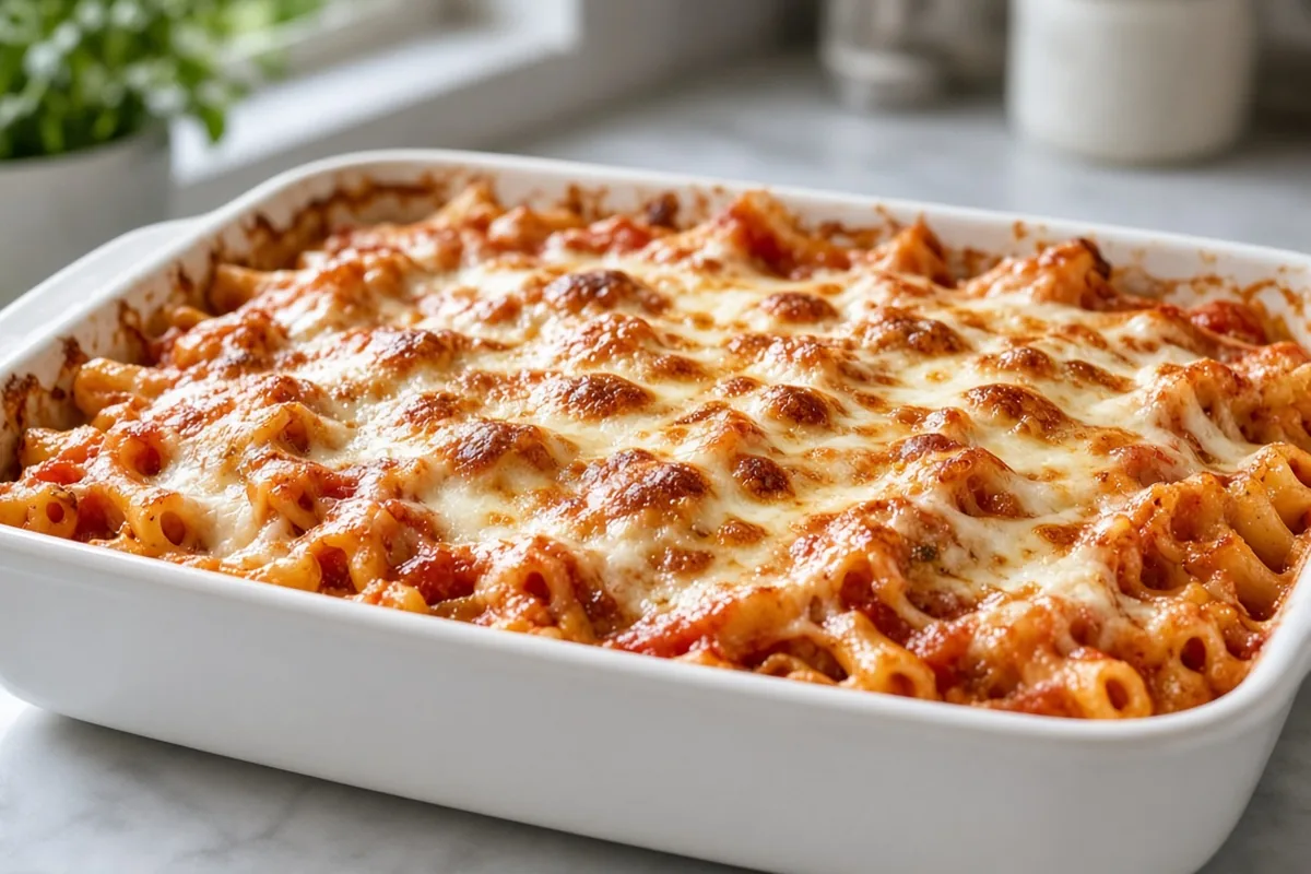 Baked ziti for a crowd