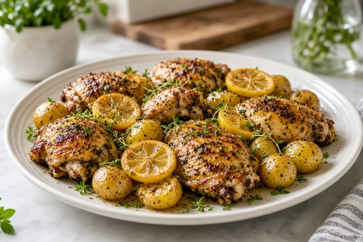 Italian chicken and potatoes