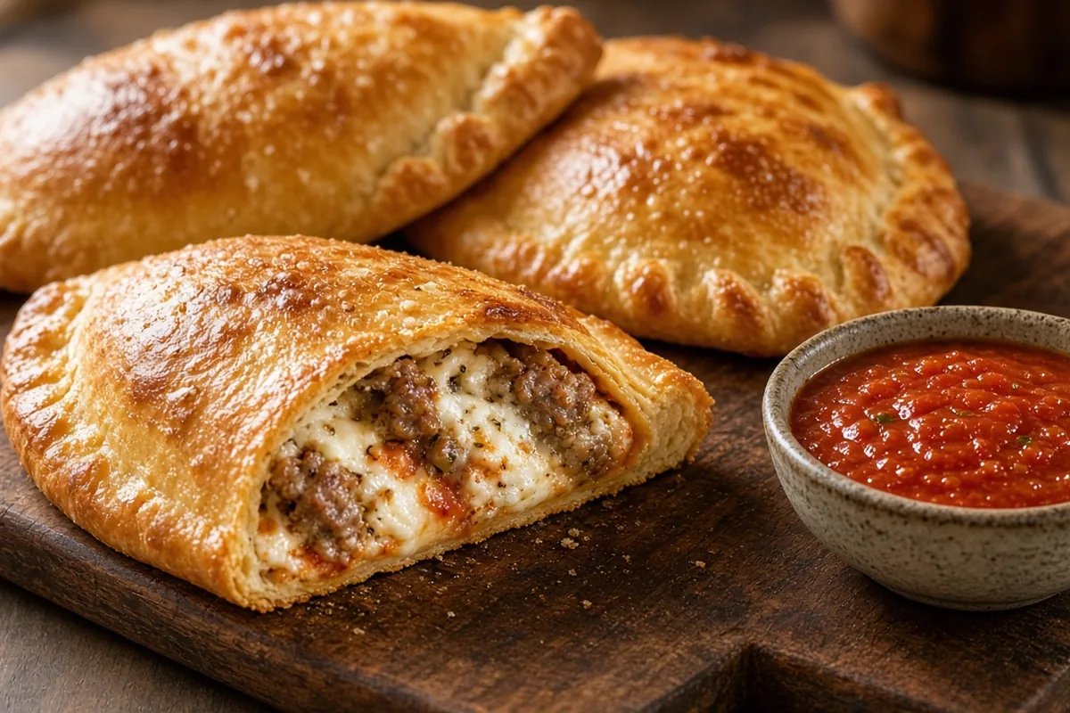 Italian sausage calzones