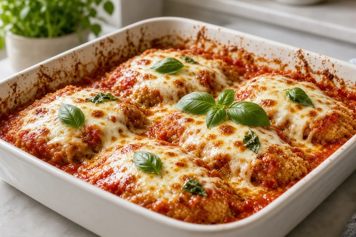 Chicken Parmesan skillet