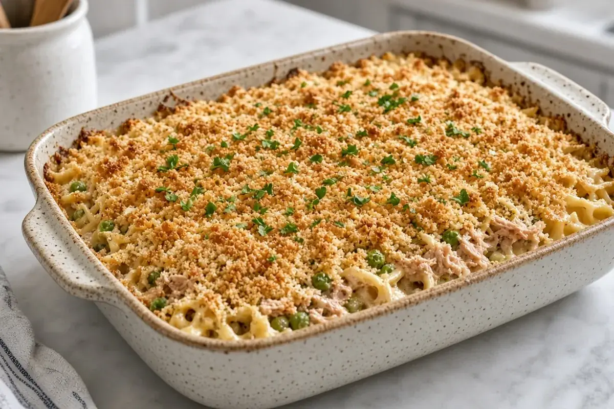 Tuna noodle budget bake