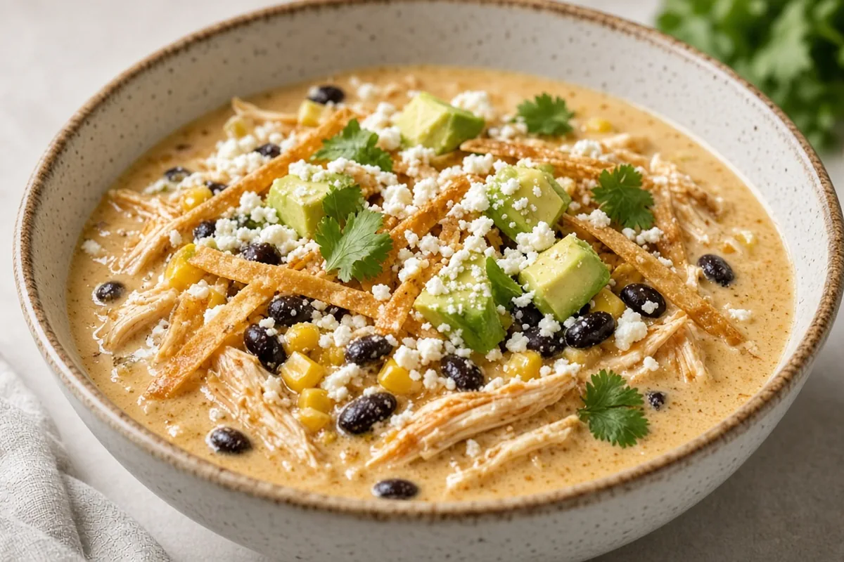 Chicken enchilada soup