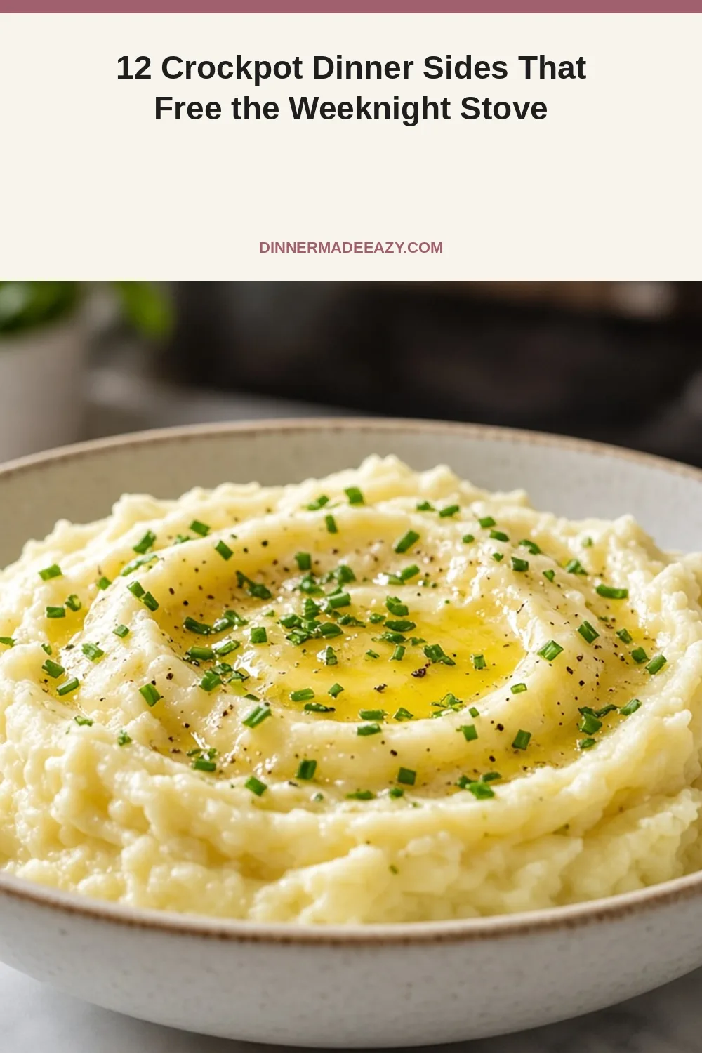 Vertical crockpot sides pin