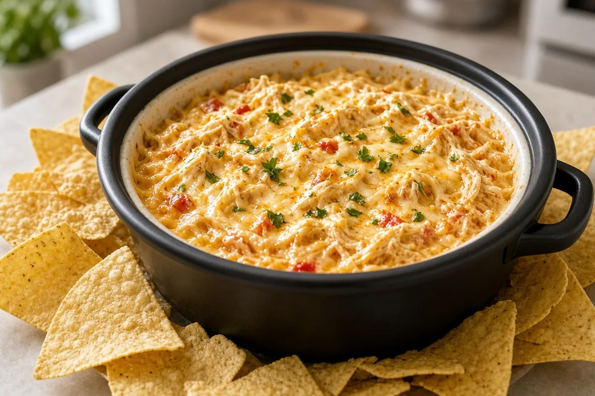 Queso chicken dinner