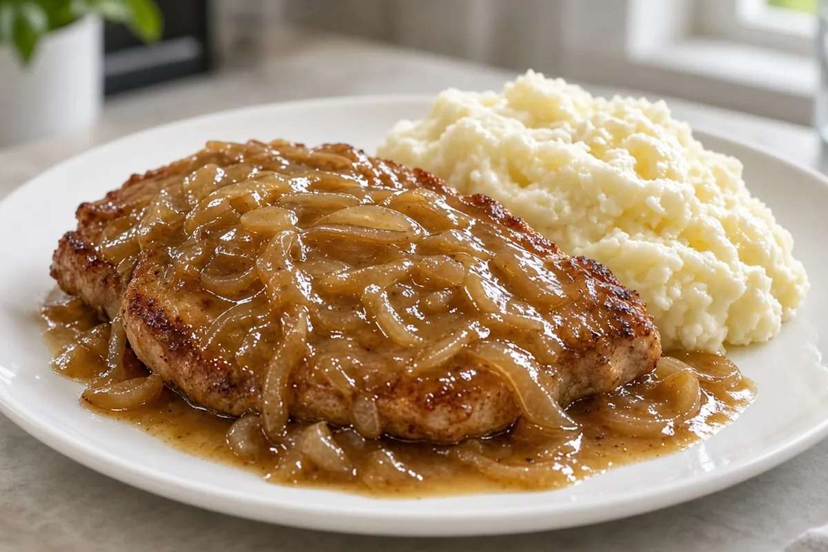 Smothered pork chops