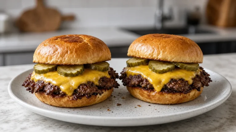 Smash burger family dinner
