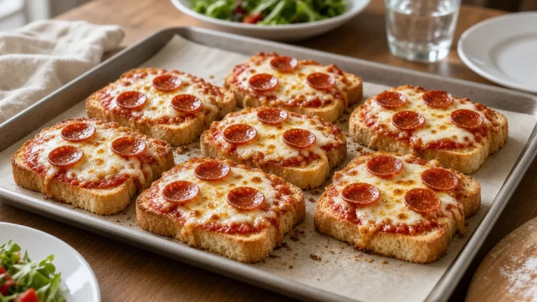 Pizza toast build night