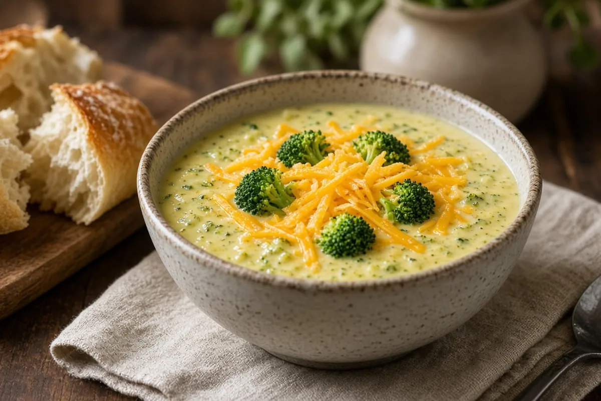 Broccoli cheddar soup