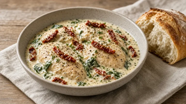 Creamy Tuscan chicken