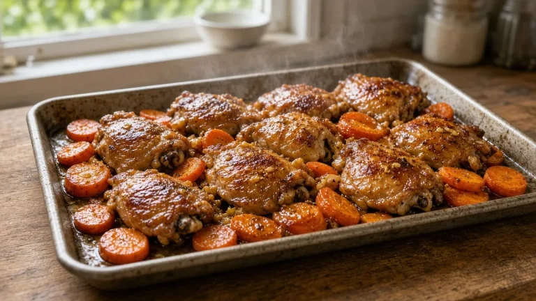 Garlic herb butter chicken with parsley finish