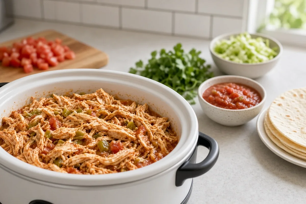Pantry salsa chicken