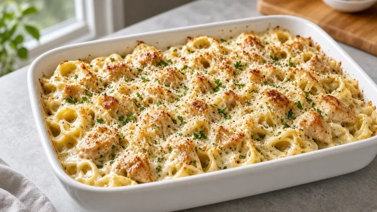 Instant Pot chicken Alfredo pasta
