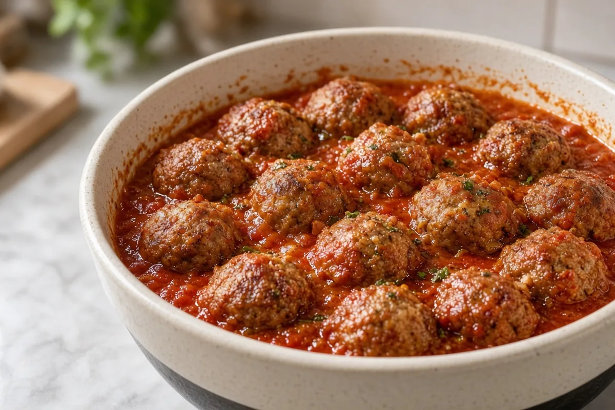 Meatball marinara sub sandwiches