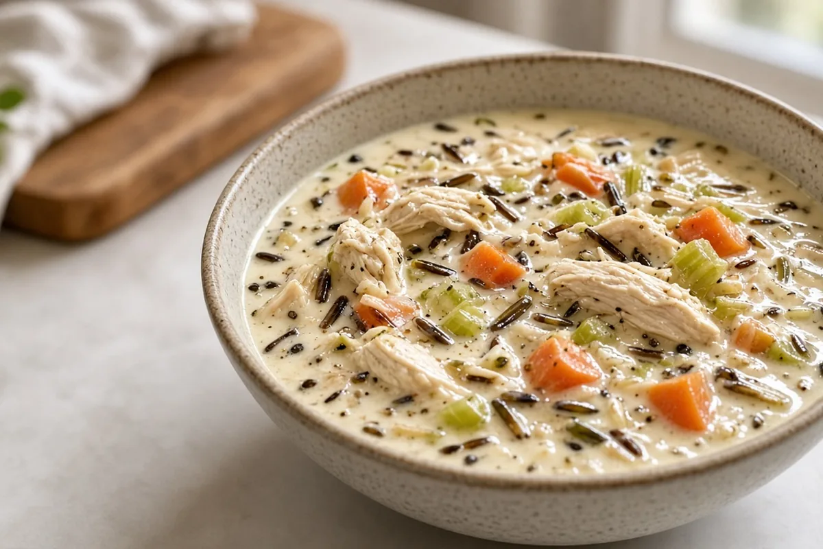 Cozy chicken wild rice