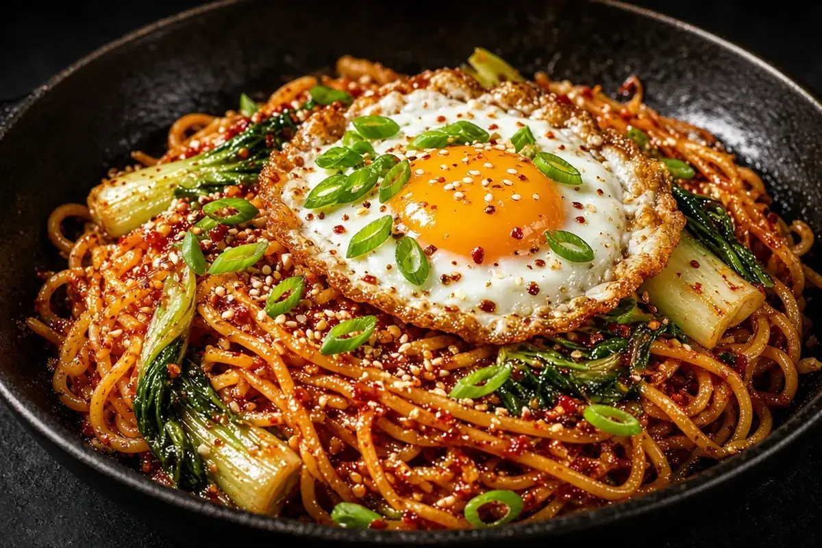 Chili garlic noodles