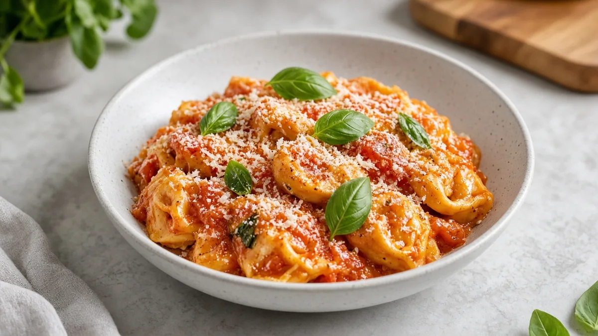 One-pot sausage tortellini