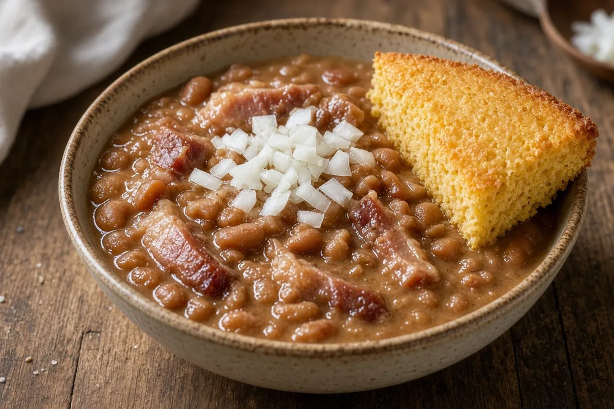 Ham hock pinto beans