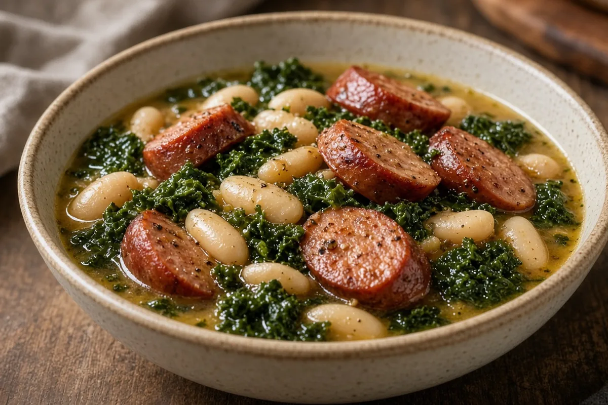 Sausage white beans