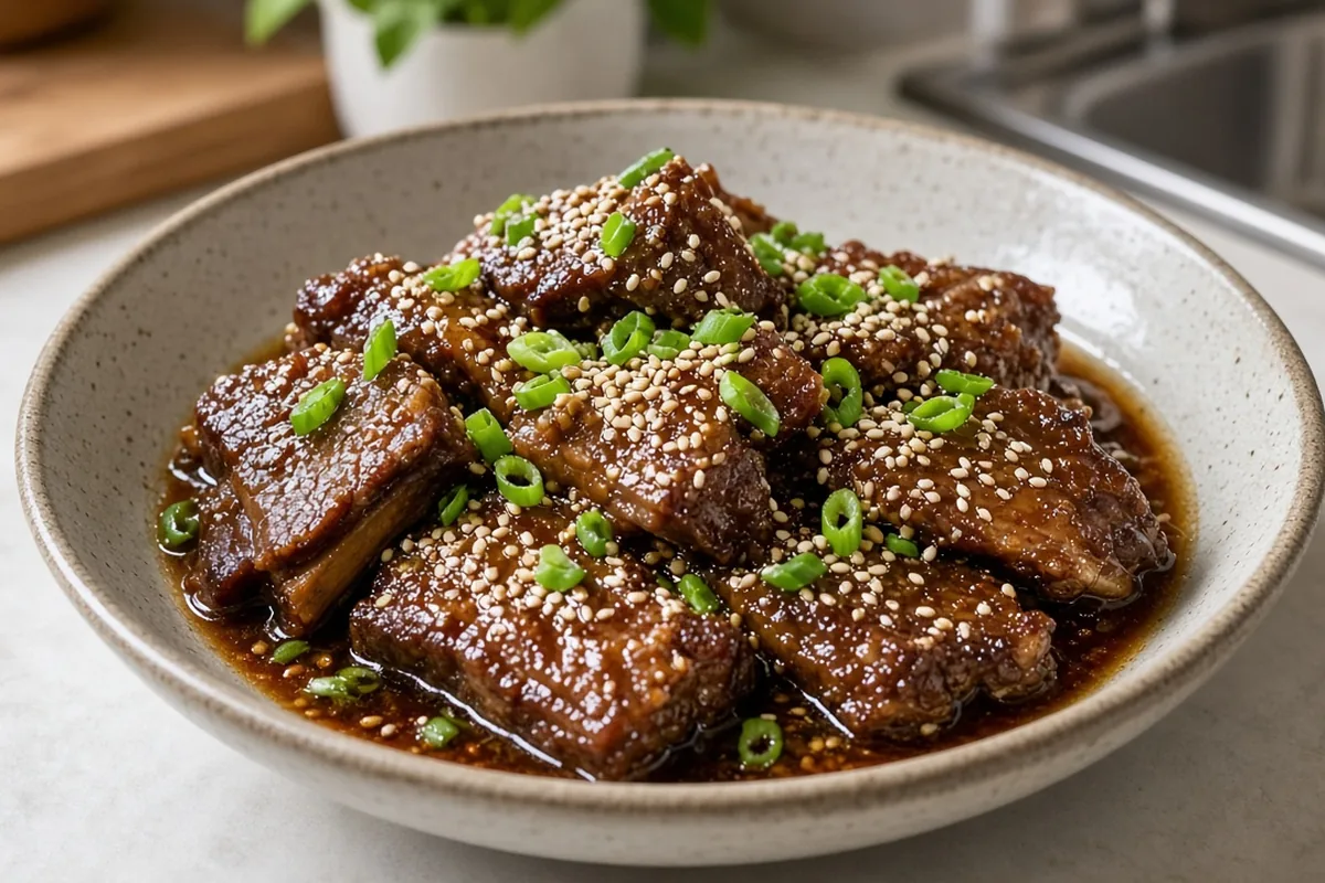 Red wine short ribs