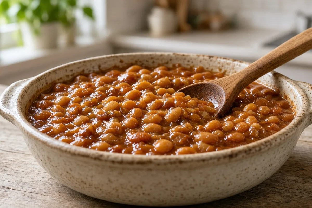 Crockpot baked beans
