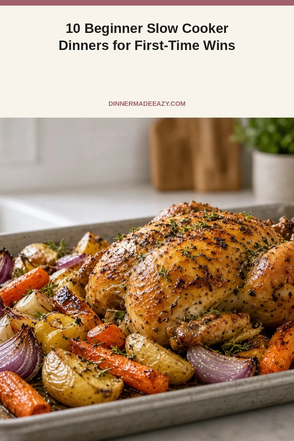 Vertical beginner slow cooker dinner pin