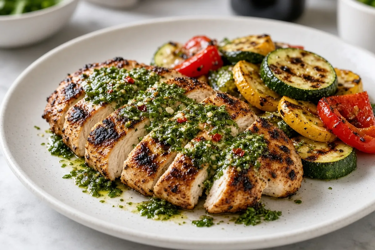 Chimichurri chicken thighs