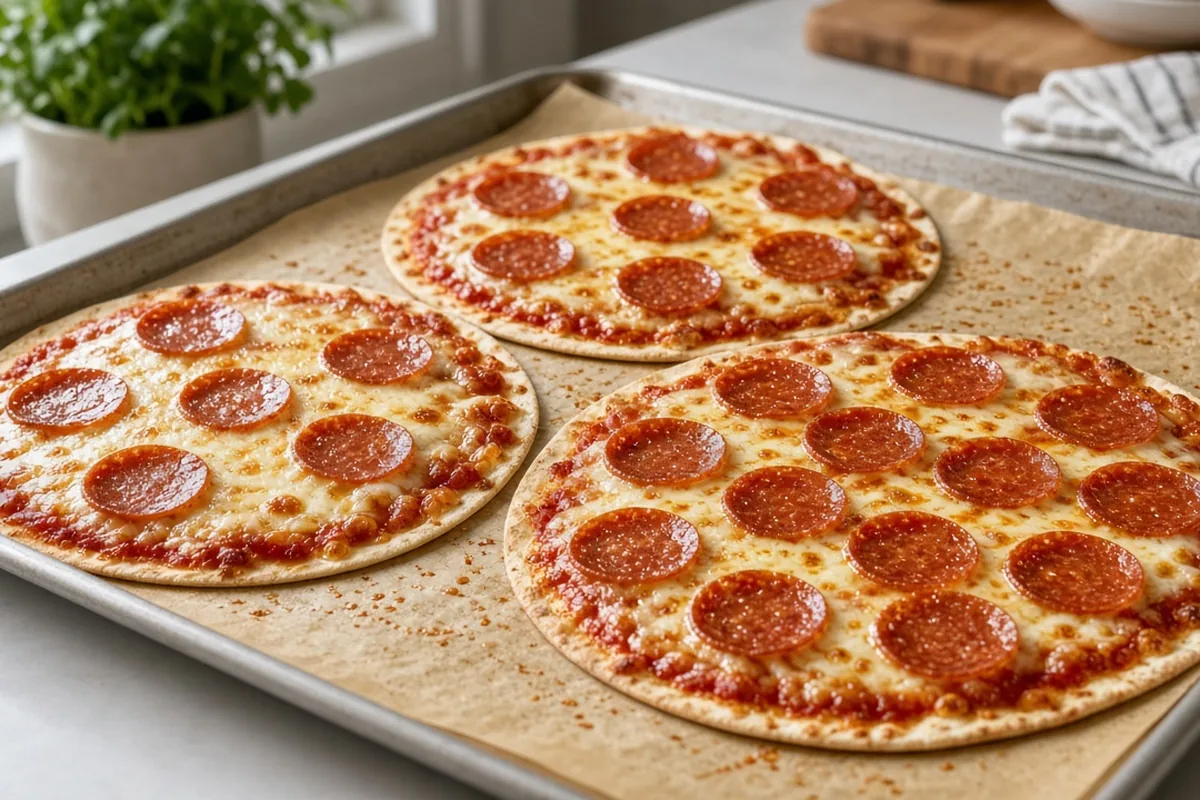 Toaster oven personal pizzas