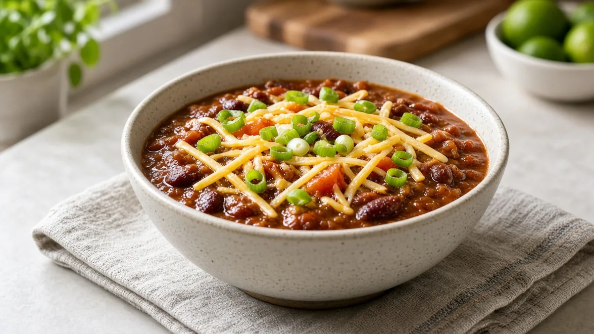 Monday turkey chili bowls