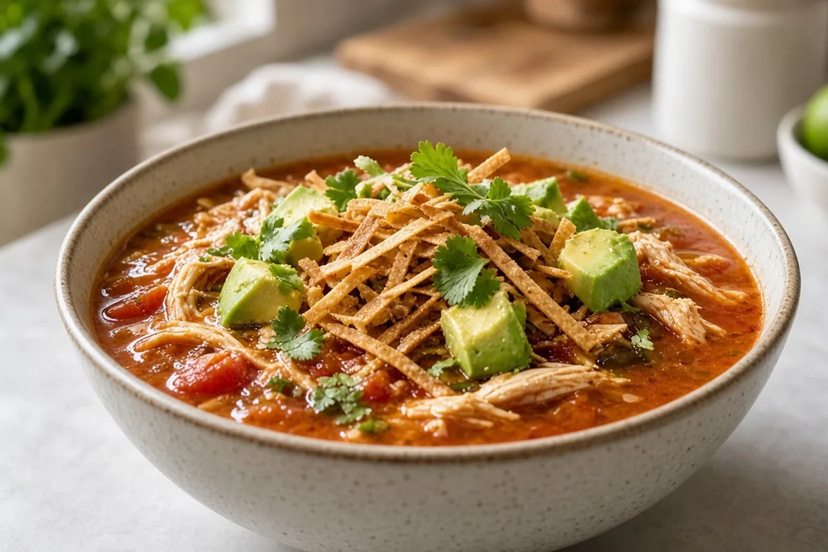 Chicken tortilla soup